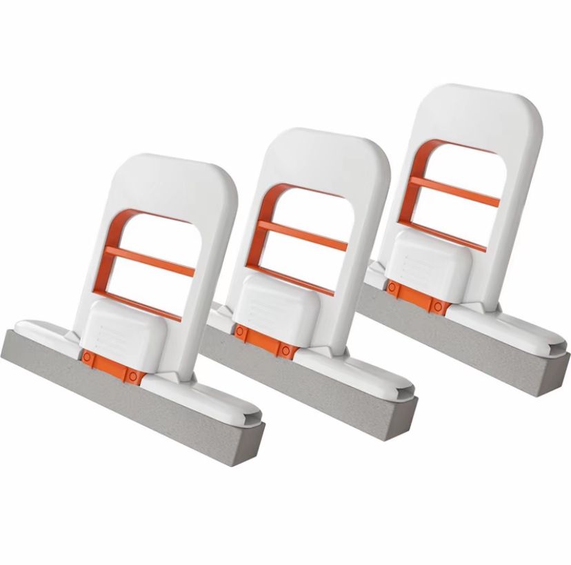 Mini Mop Dobrável com Esponja Absorvente para Limpeza