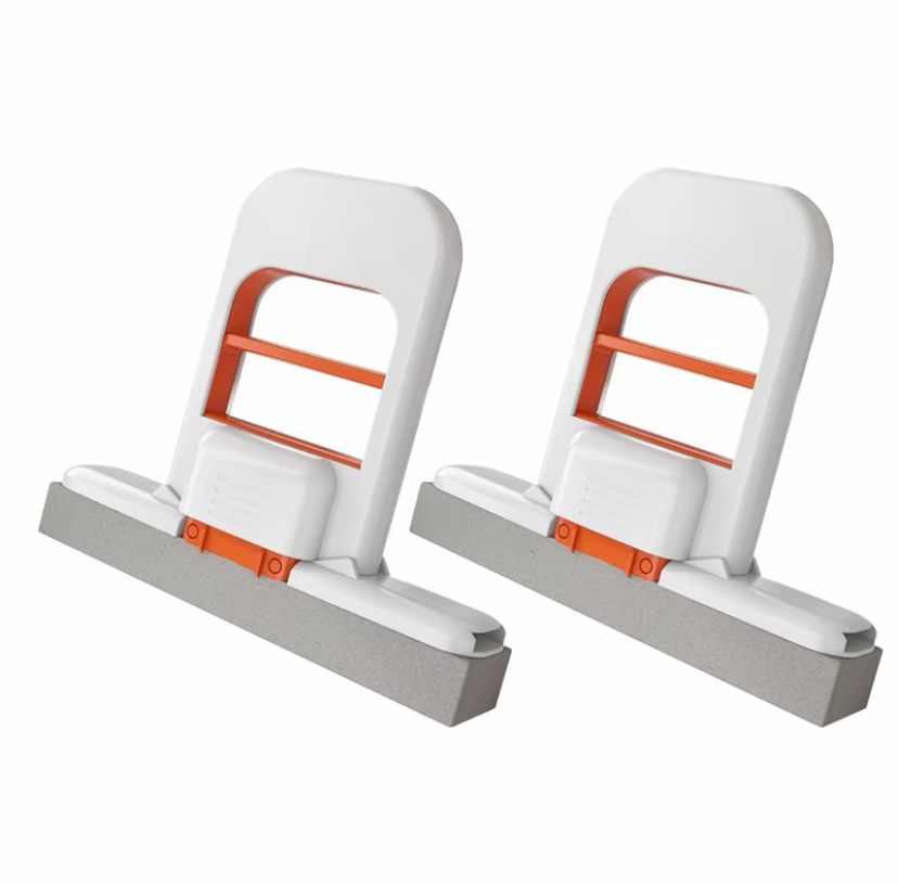 Mini Mop Dobrável com Esponja Absorvente para Limpeza