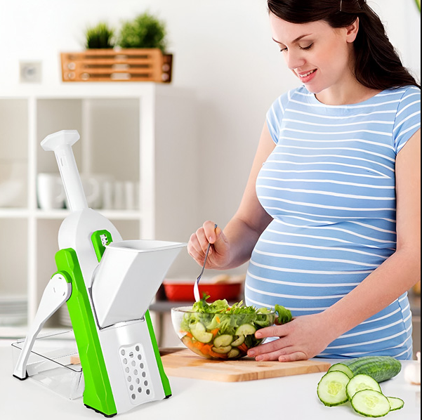 Cortador de legumes e mandolina – 5 modos de corte